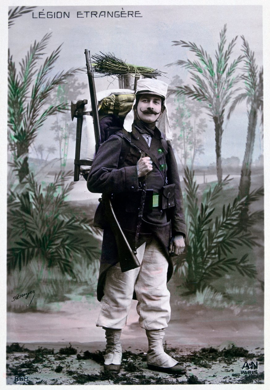 Ranskalainen muukalaislegionääri, c1900. tekijältä J. Geiser