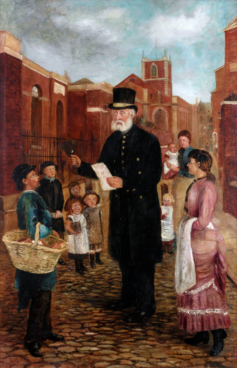 Tommy Sanderson, Town Crier, 1884 tekijältä J. Gillis Brown