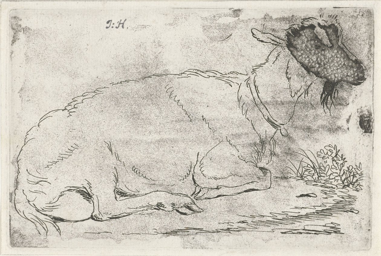 makaava vuohi tekijältä Jabes Heenck (signed by artist)