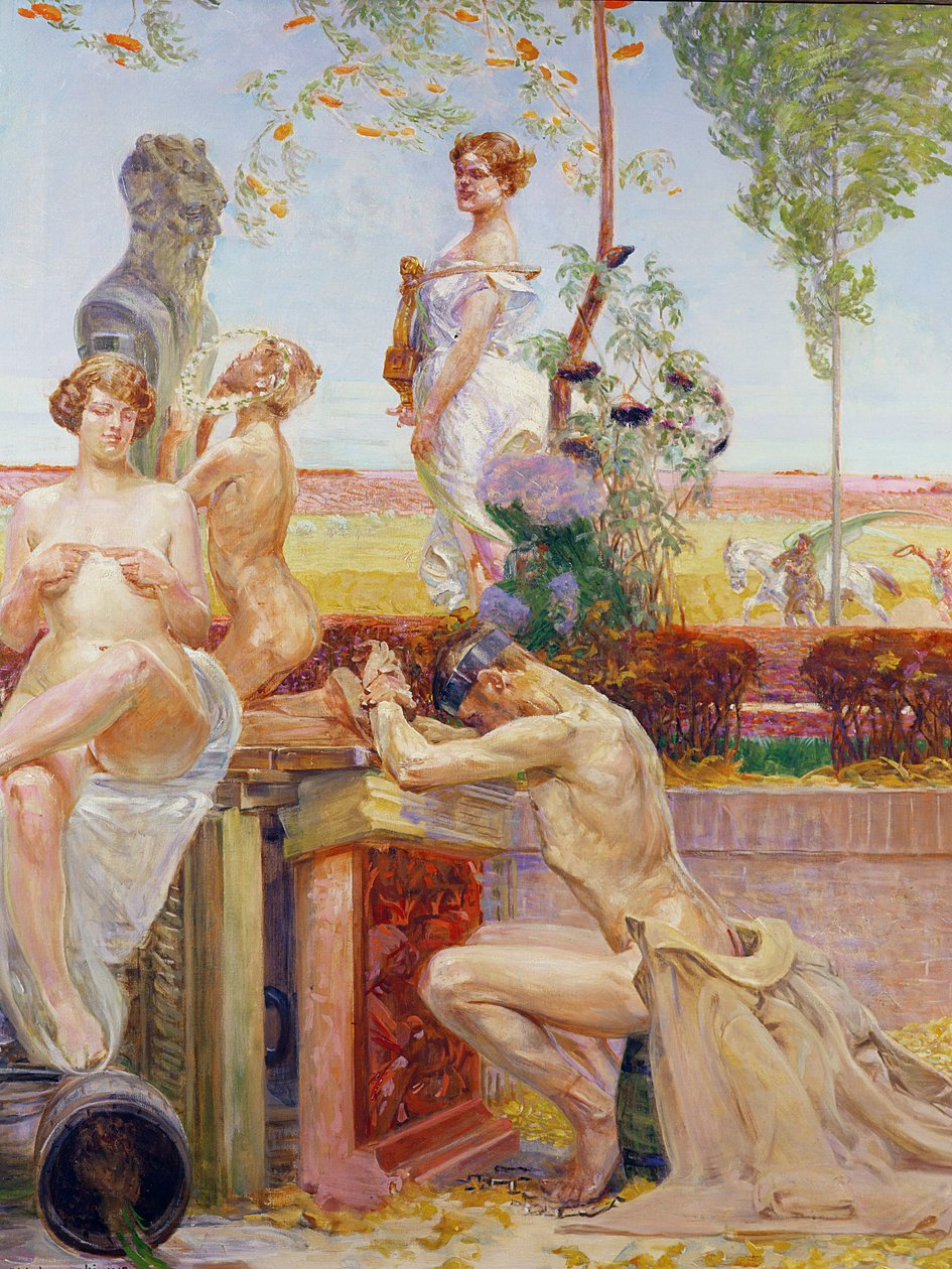 Allegoriset hahmot, 1913 tekijältä Jacek Malczewski