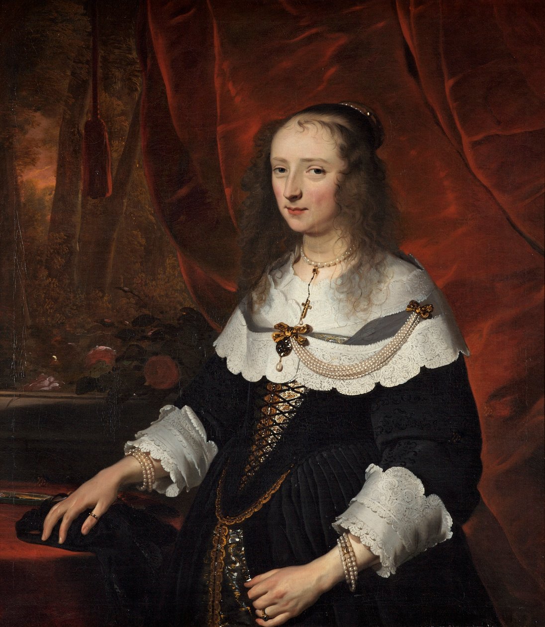 Tuntematon nainen, noin 1645 tekijältä Jacob Adriensz Backer