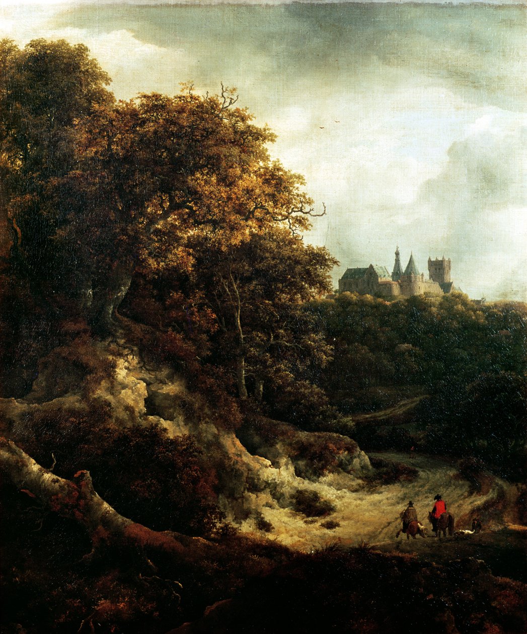 Bentheimin linna, 1651 tekijältä Jacob van Ruisdael