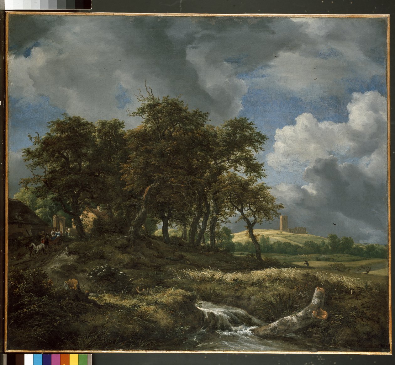 Maisema Muiderbergin lähellä, 1650-luvun alku tekijältä Jacob van Ruisdael