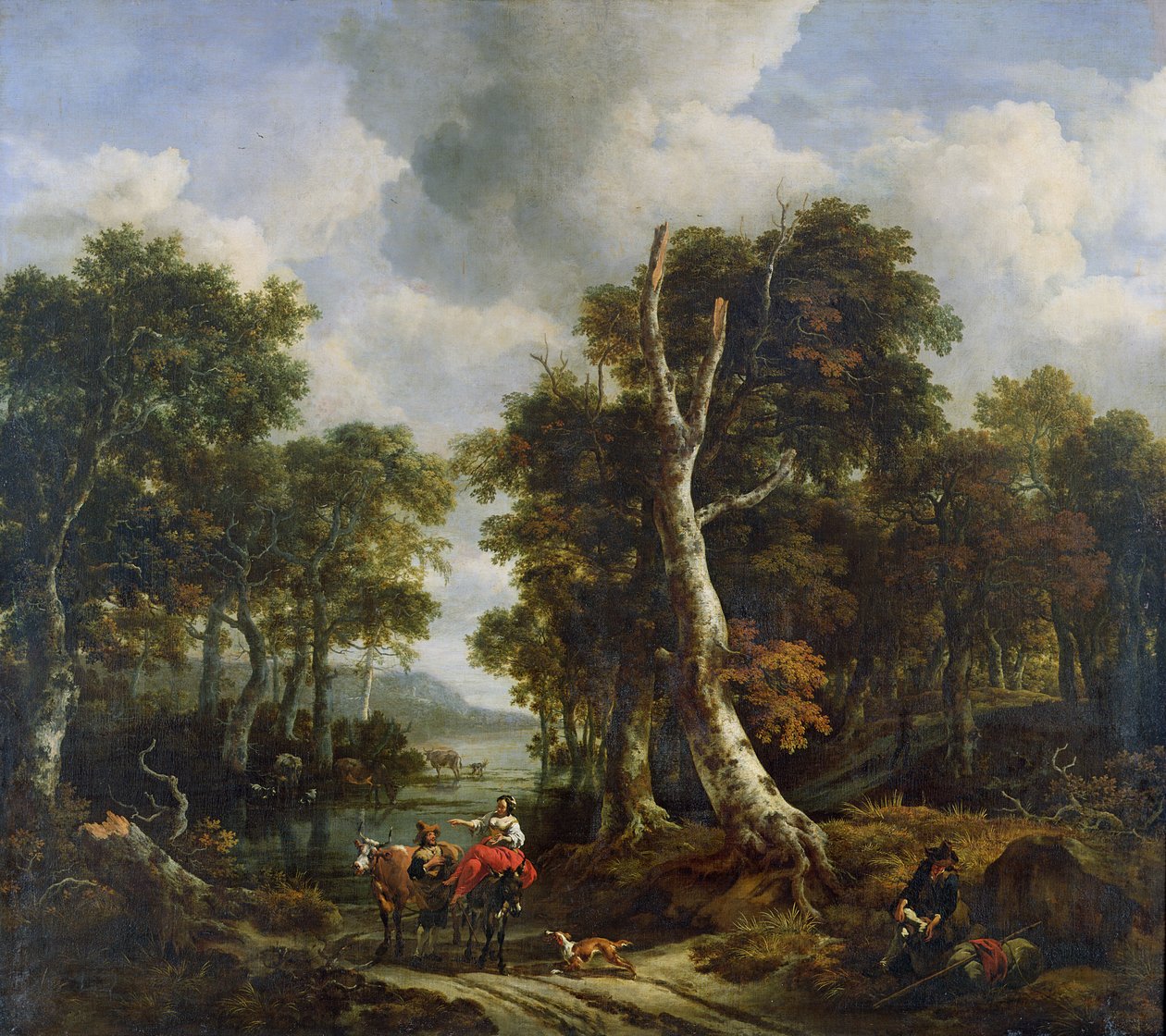 Metsä, noin 1660 tekijältä Jacob van Ruisdael