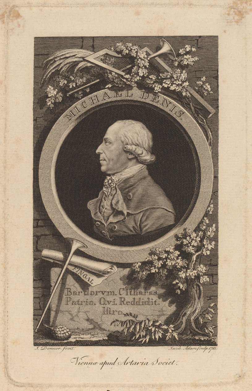 Johann-Michael Denis, 1781. tekijältä Jacob Adam