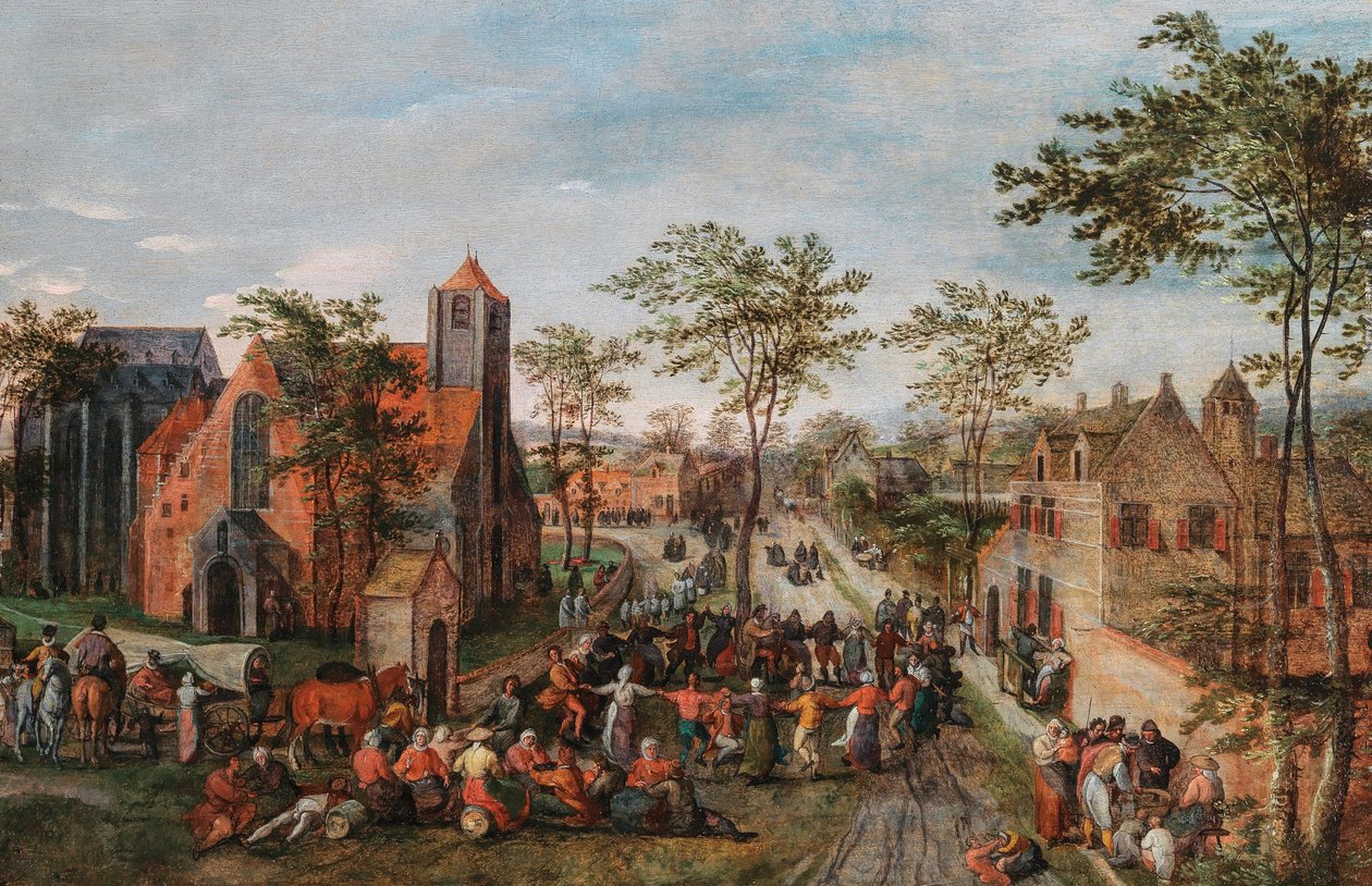 Kylämessut, 1580-luku. tekijältä Jacob Grimmer