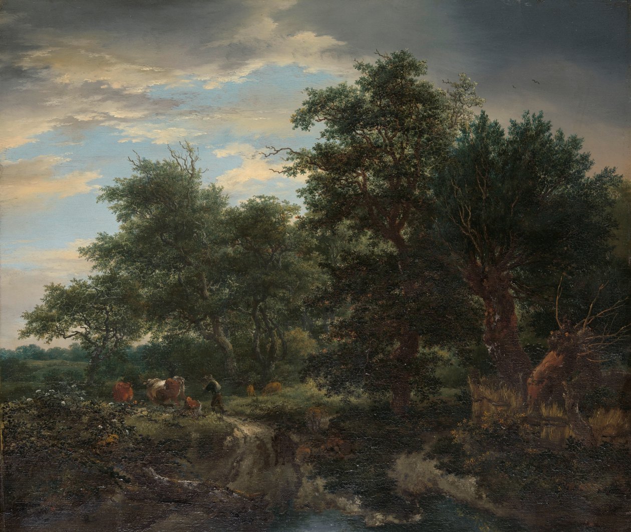 Metsäkohtaus tekijältä Jacob van Ruisdael