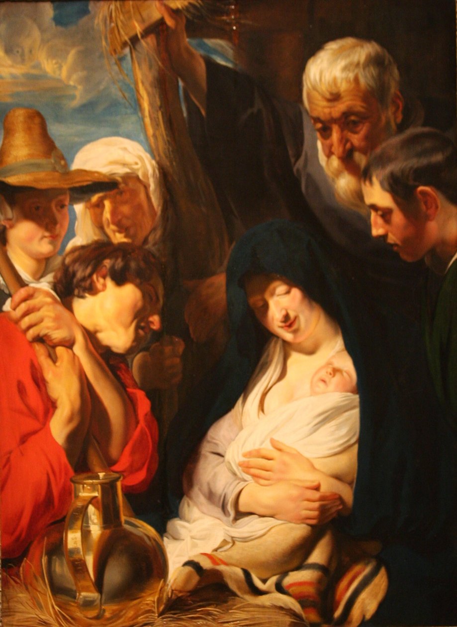 Paimenten palvonta tekijältä Jacob Jordaens
