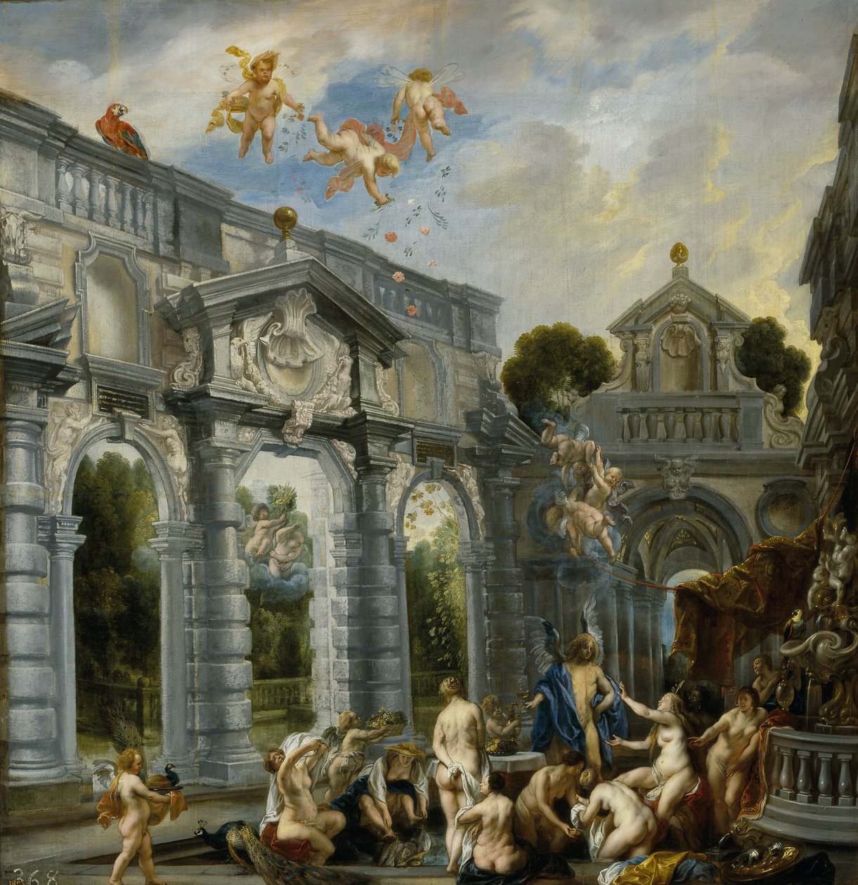 Amor ja Psyche tekijältä Jacob Jordaens