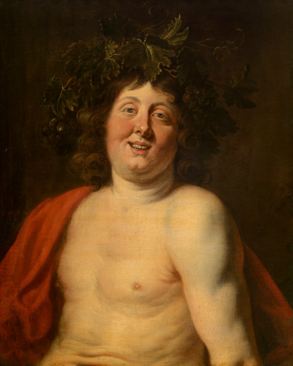 Bacchus (öljy kankaalle) tekijältä Jacob Jordaens