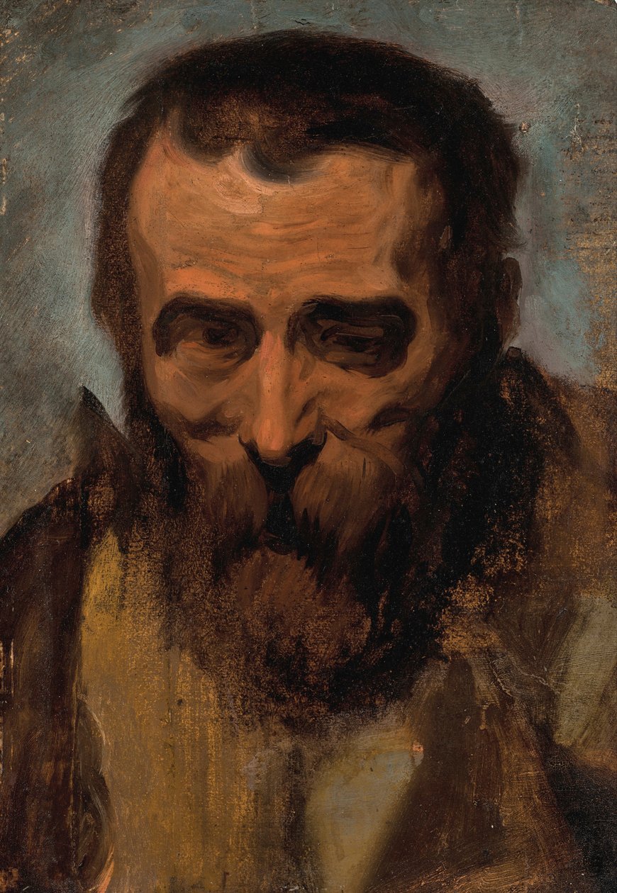 Miehen pää tekijältä Jacob Jordaens