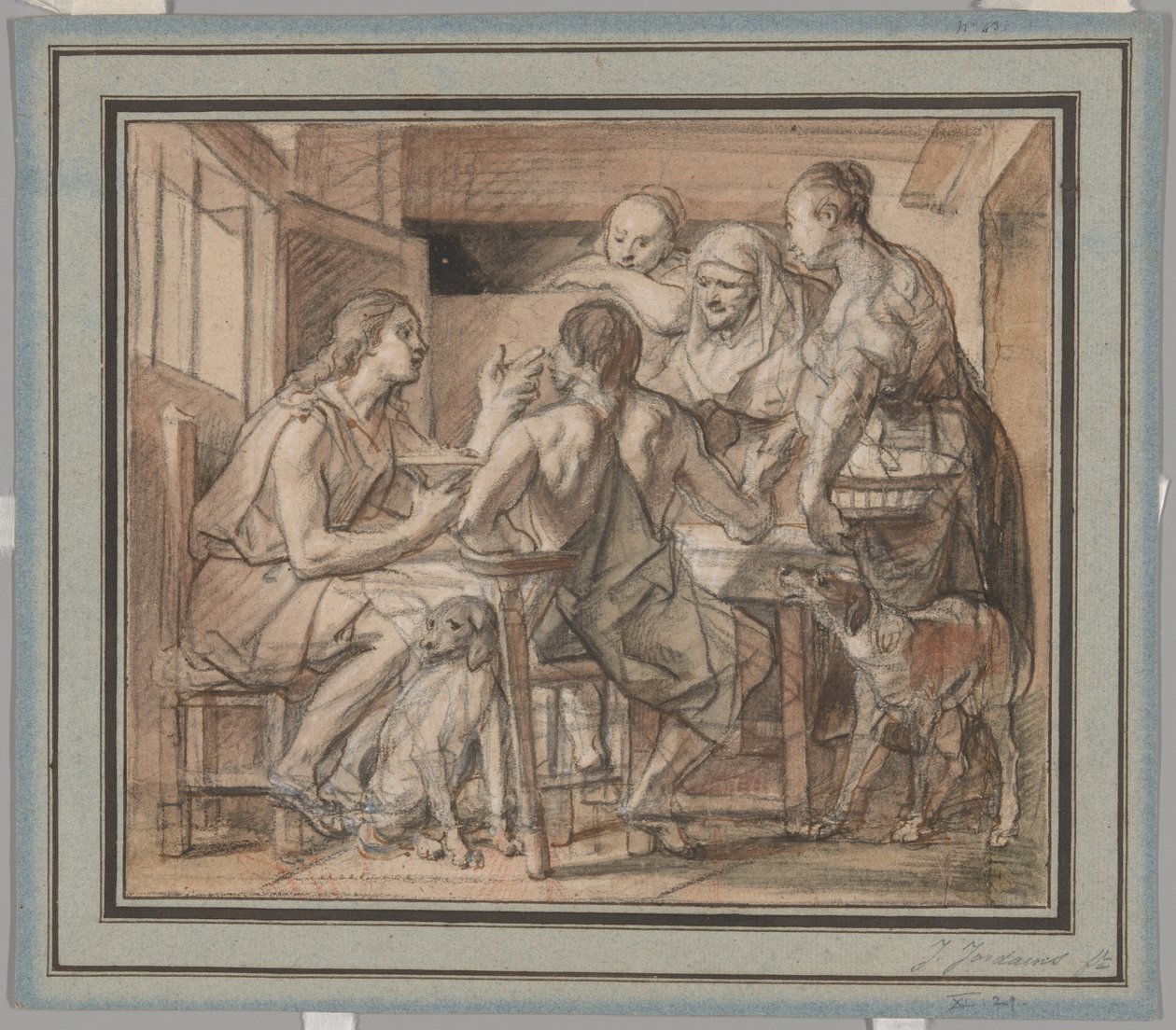 Jaakob ja Esau tekijältä Jacob Jordaens