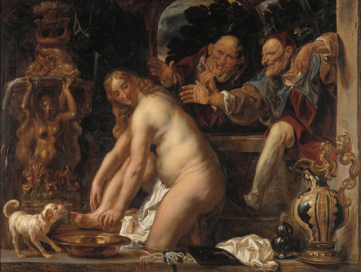 Susanna ja vanhimmat tekijältä Jacob Jordaens