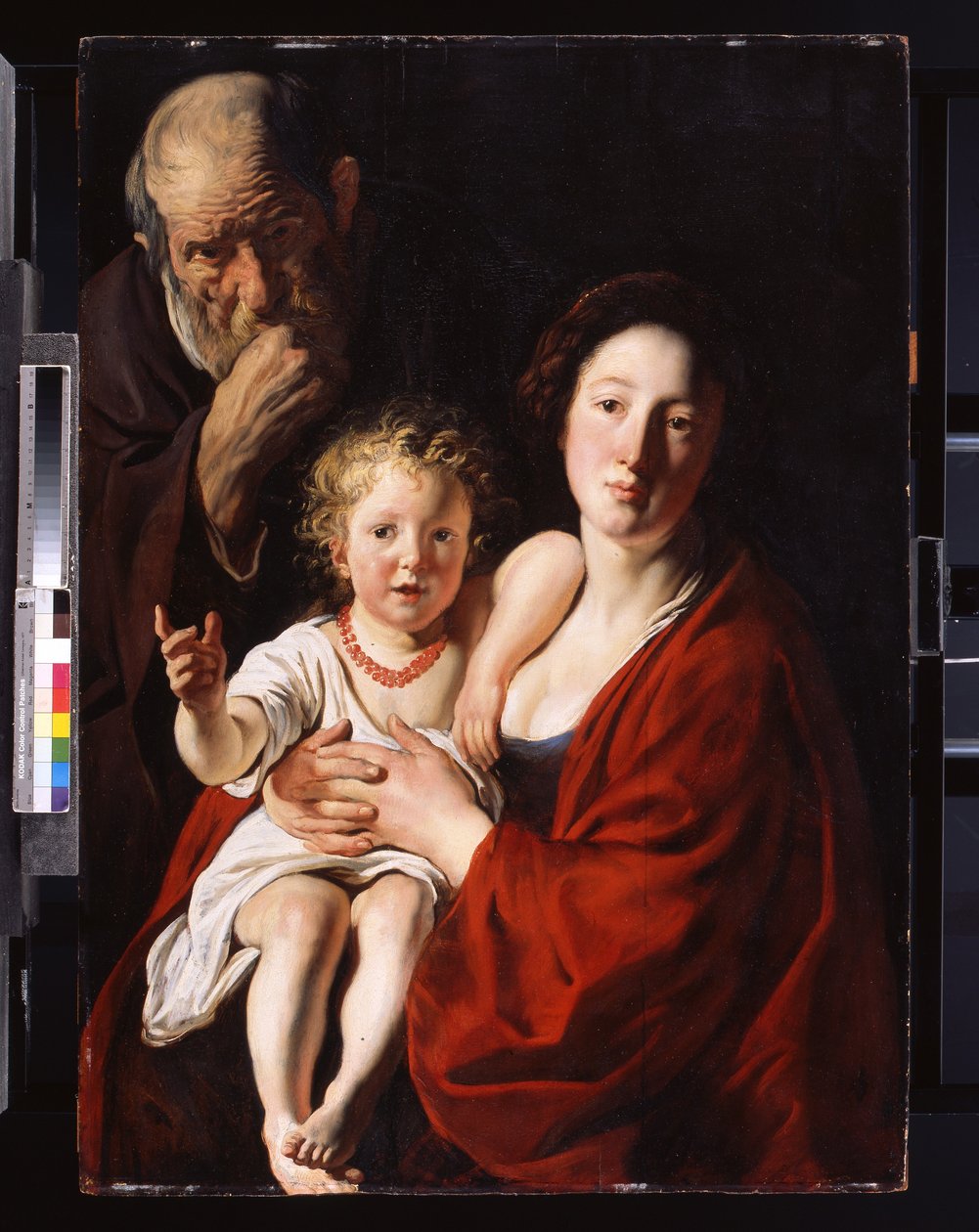 Pyhä perhe tekijältä Jacob Jordaens