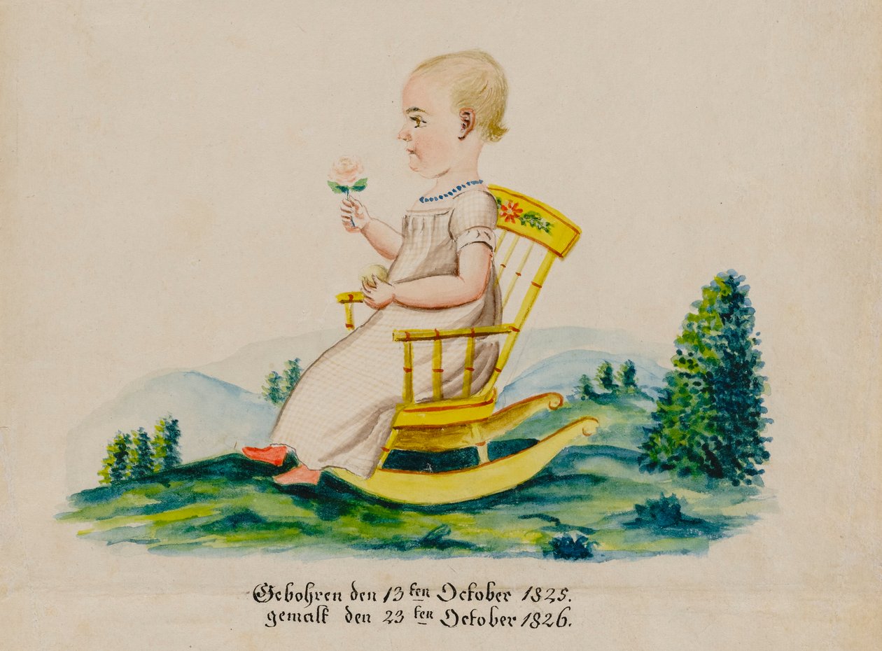 Carolina Musserin muotokuva, 1826. tekijältä Jacob Maentel