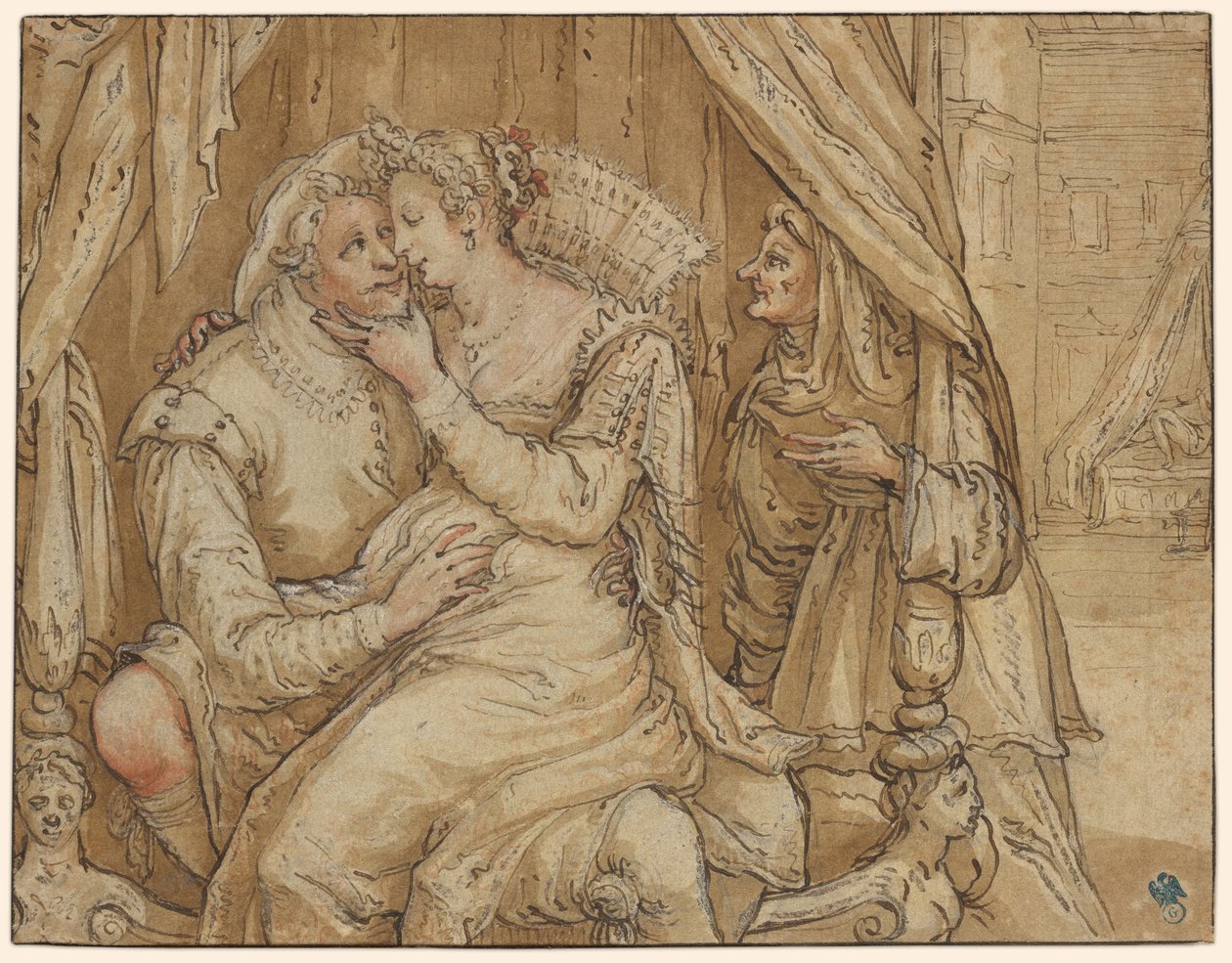 Amorous pari tekijältä Jacob Matham