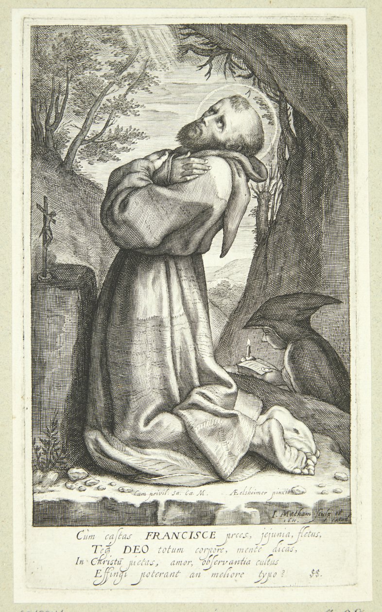 Franciscus Assisilainen tekijältä Jacob Matham