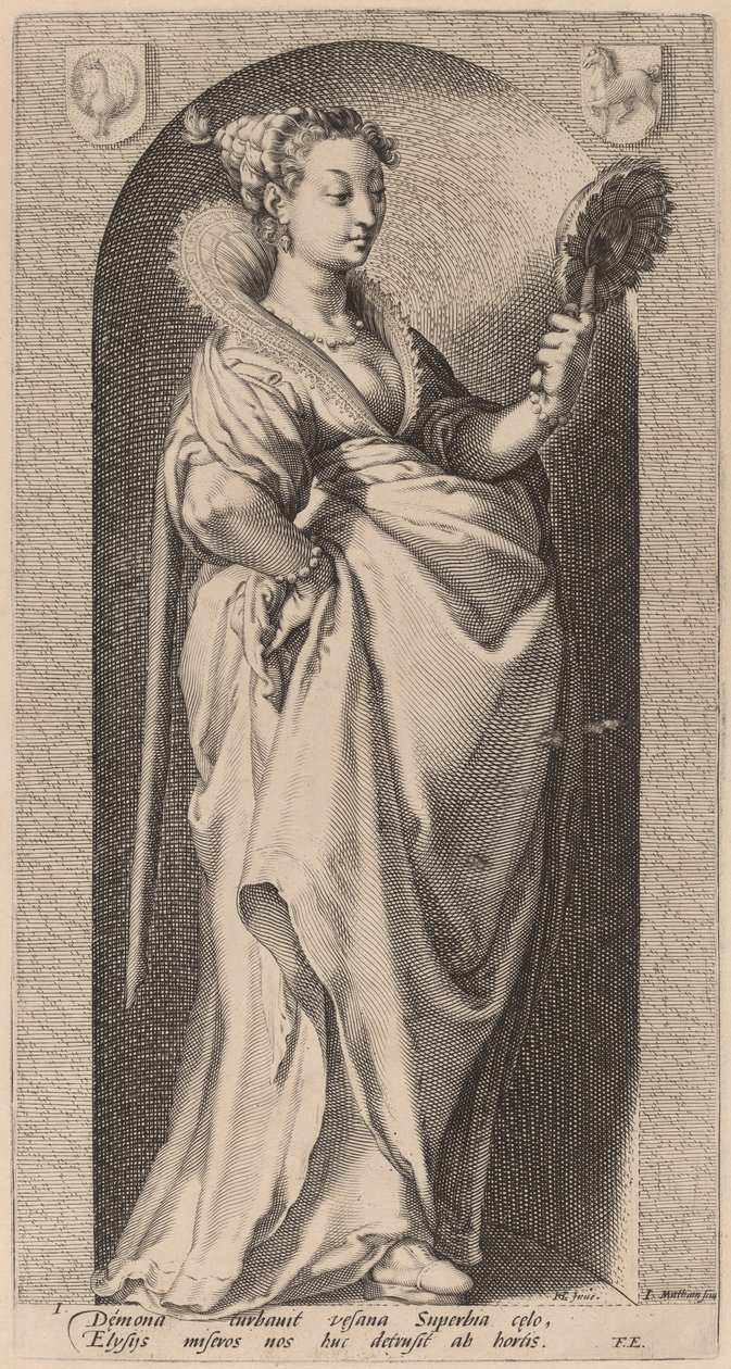 Ylpeys tekijältä Jacob Matham after Hendrik Goltzius