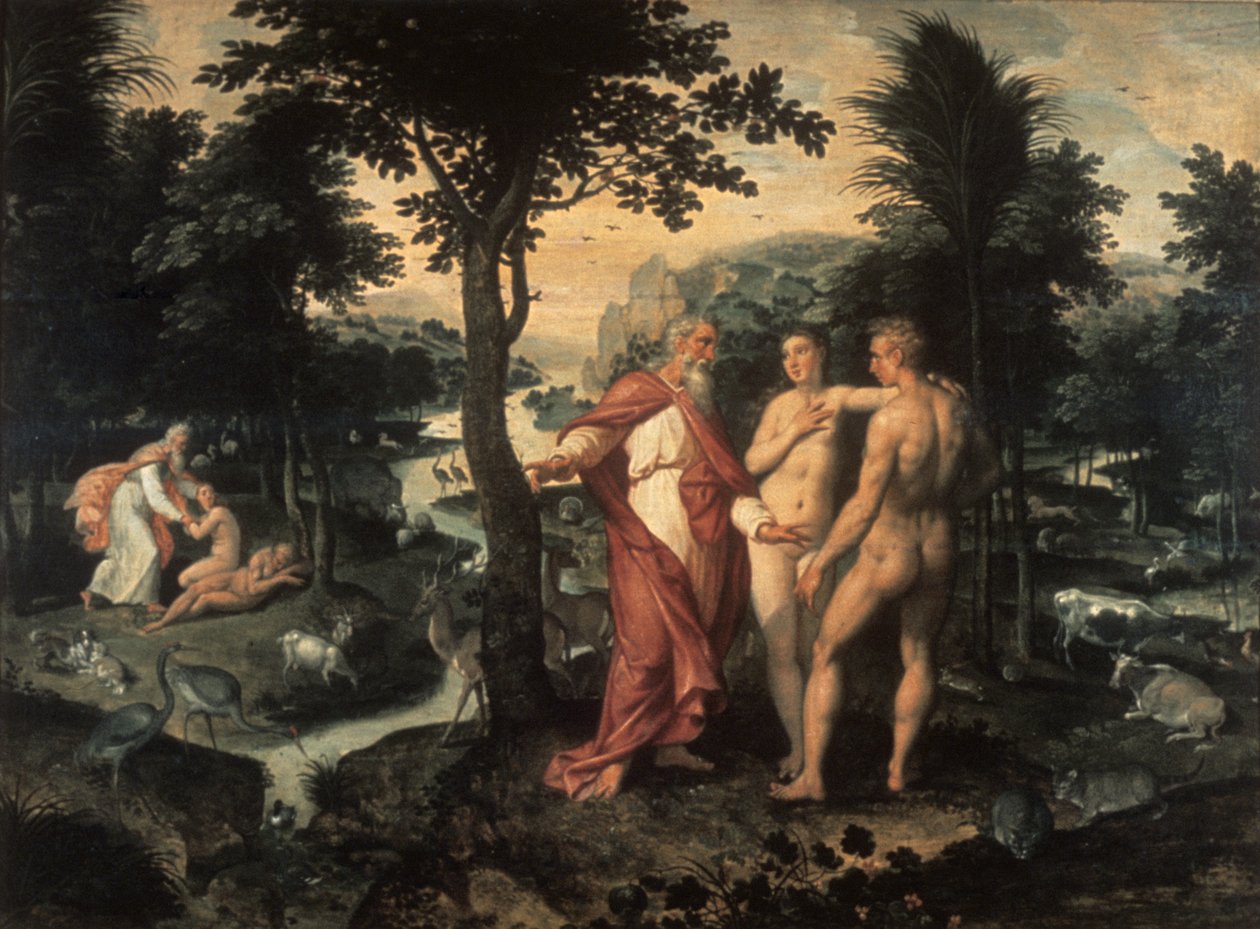 Eedenin puutarha, 1580 tekijältä Jacob de Backer