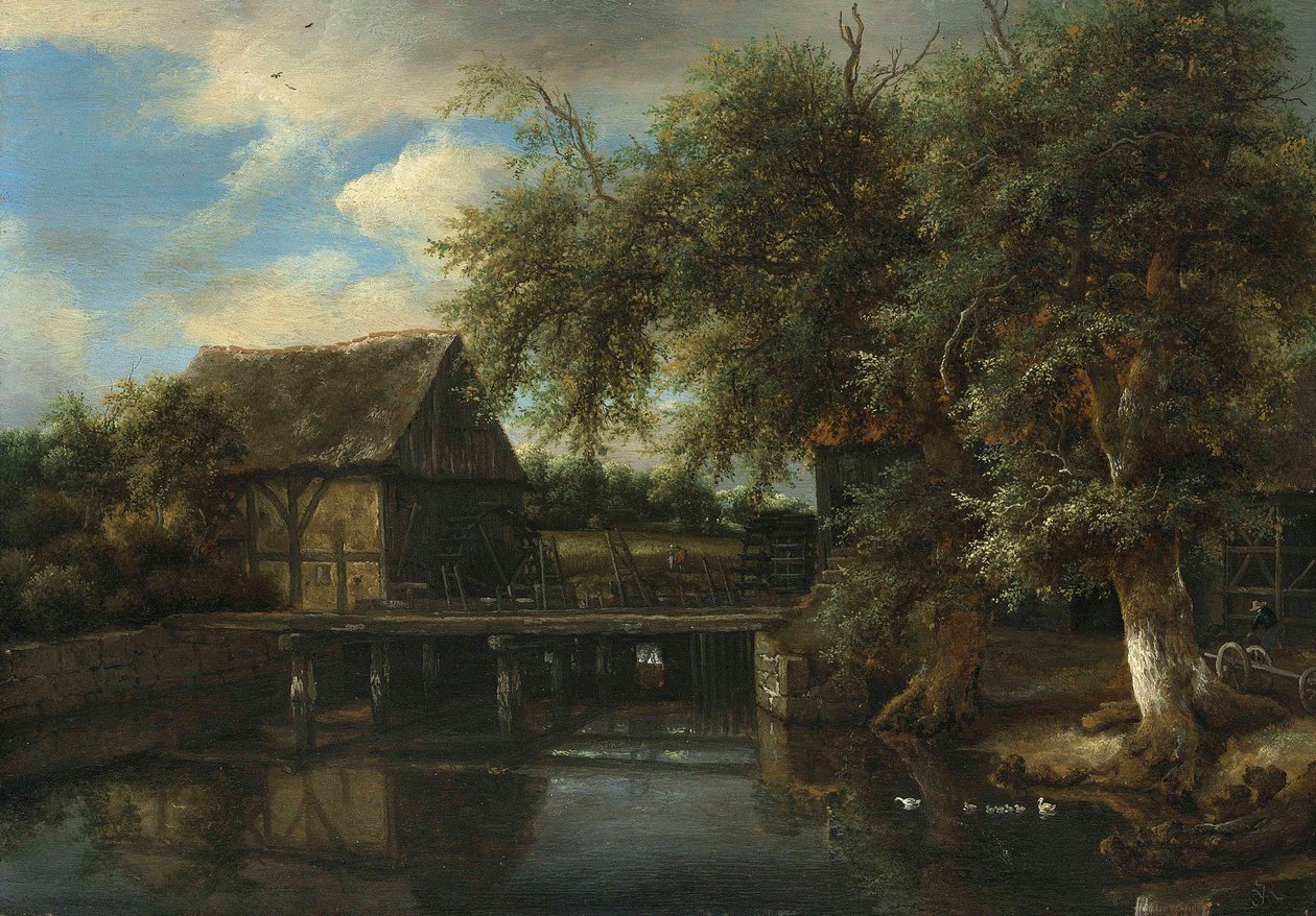Vesimylly tekijältä Jacob van Ruisdael