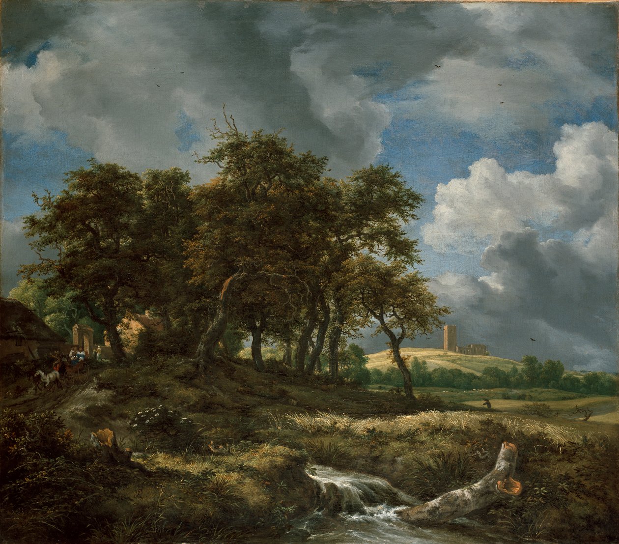 Maisema lähellä Muiderbergiä, 1650-luvun alku tekijältä Jacob van Ruisdael