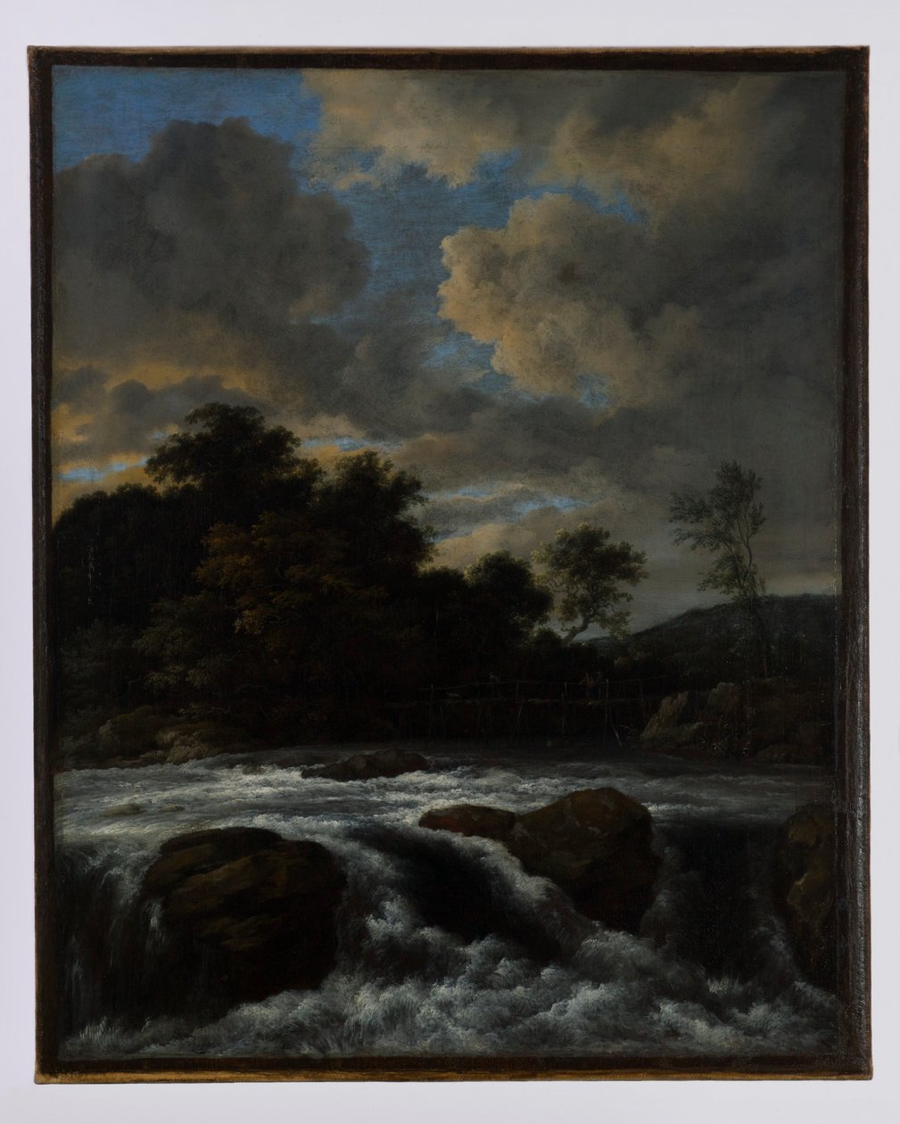 Maisema vesiputouksella tekijältä Jacob van Ruisdael