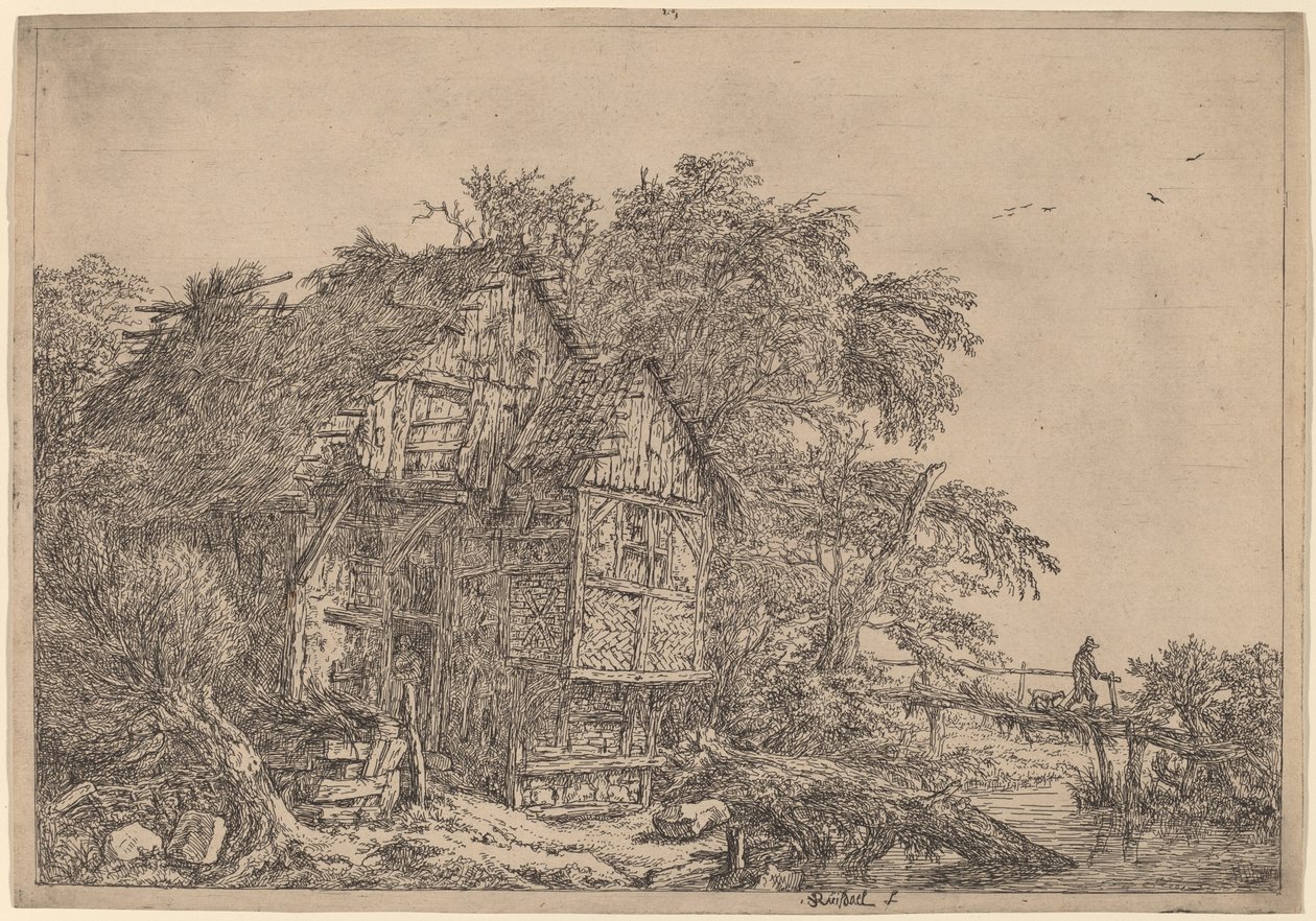 Pikku silta tekijältä Jacob van Ruisdael