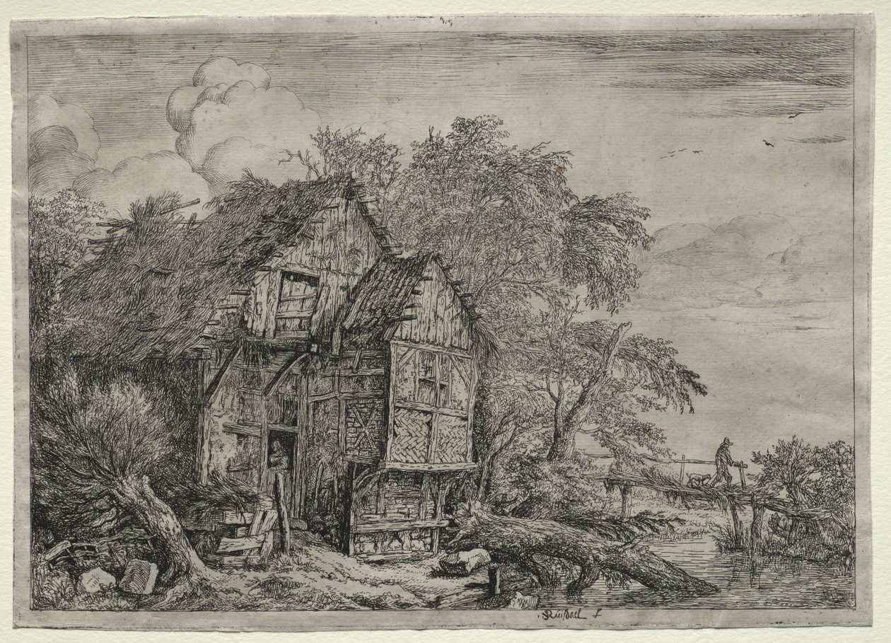 Pikku silta. tekijältä Jacob van Ruisdael
