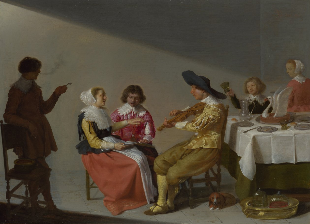 Musiikkijuhla, 1631 tekijältä Jacob van Velsen