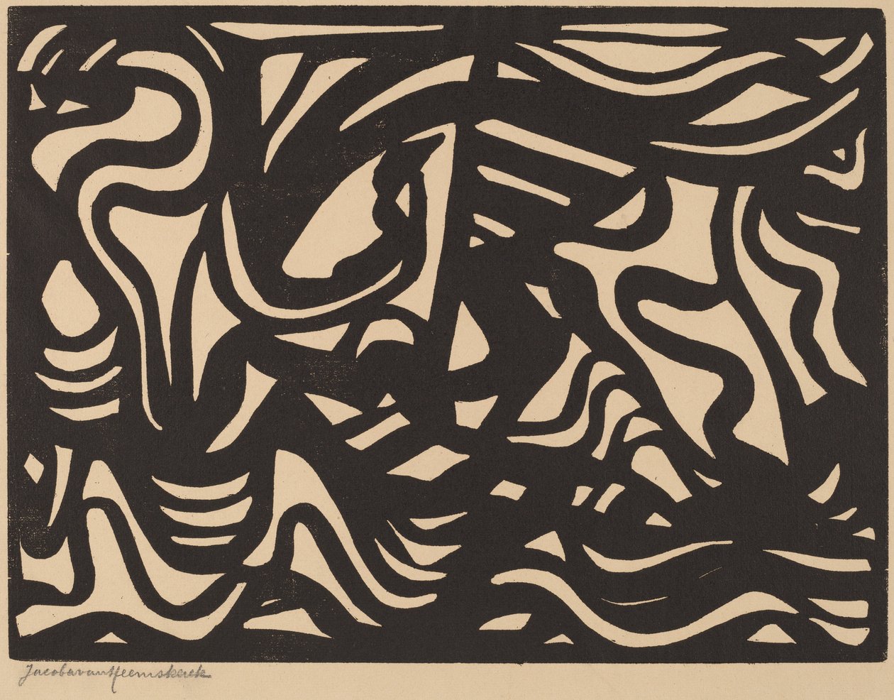 Sävellys, 1921. tekijältä Jacoba van Heemskerck van Beest