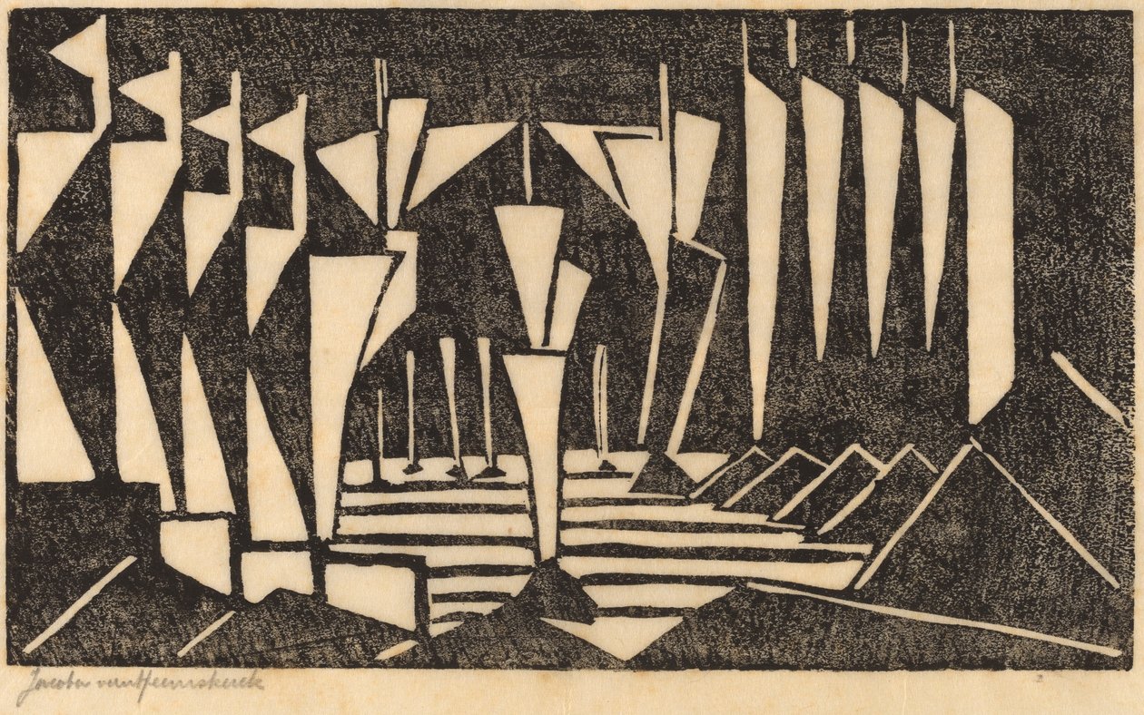 Tyylitellyt purjeveneet, 1915. tekijältä Jacoba van Heemskerck van Beest
