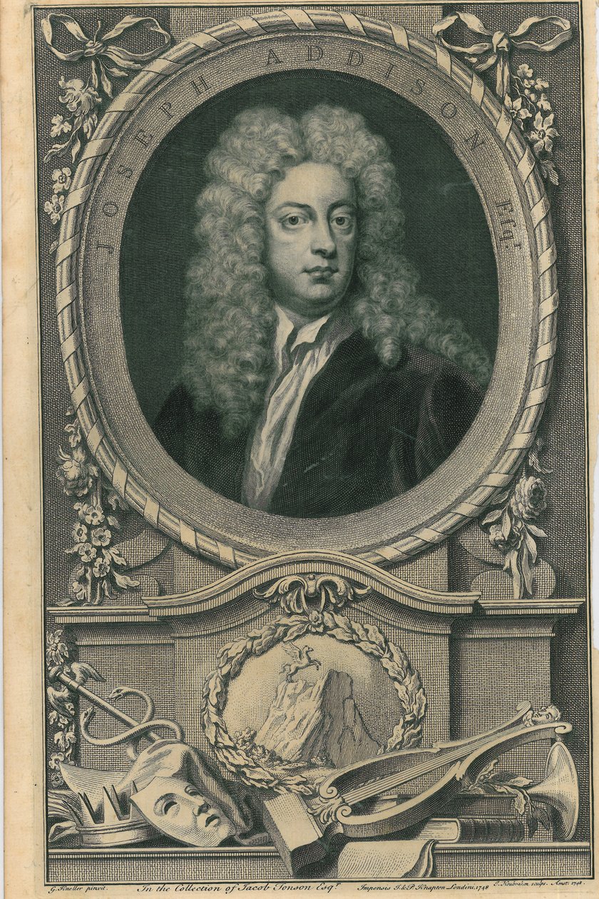 Joseph Addison tekijältä Jacobus Houbracken