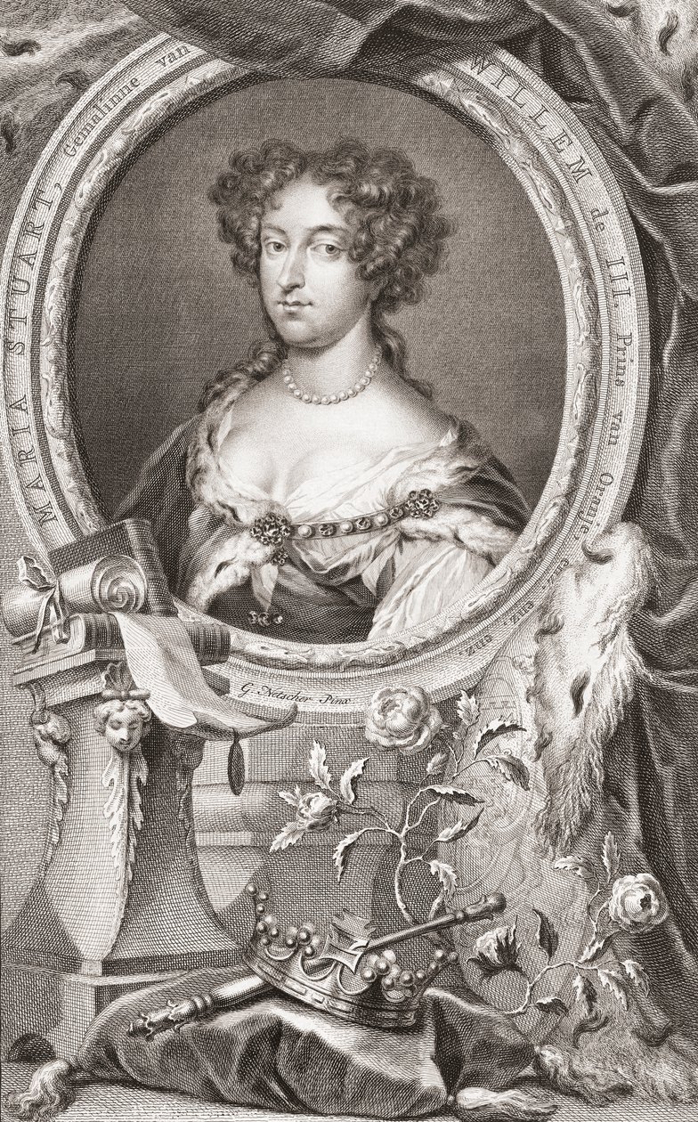 Maria II tekijältä Jacobus Houbraken