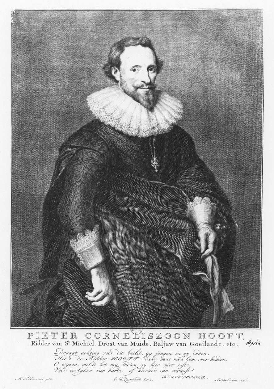 Pieter Corneliszoon Hooft tekijältä Jacobus Houbraken