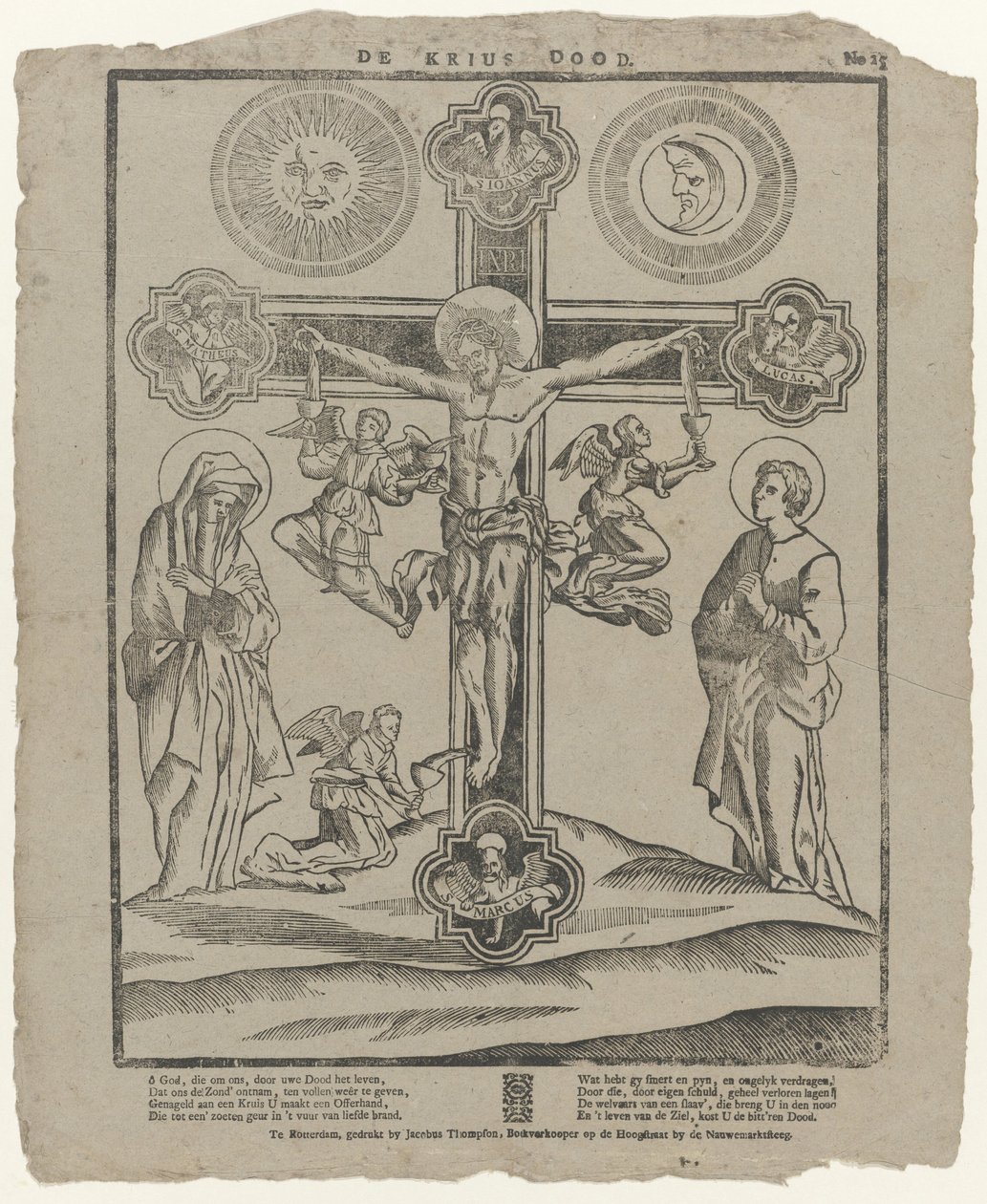 The Cross Death (otsikko esineessä) tekijältä Jacobus Thompson