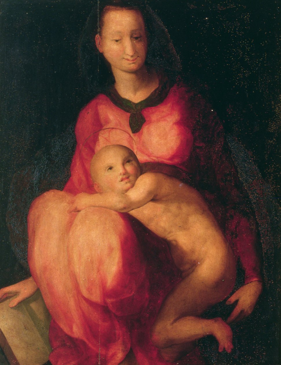 Madonna ja lapsi (paneeli) tekijältä Jacopo Pontormo