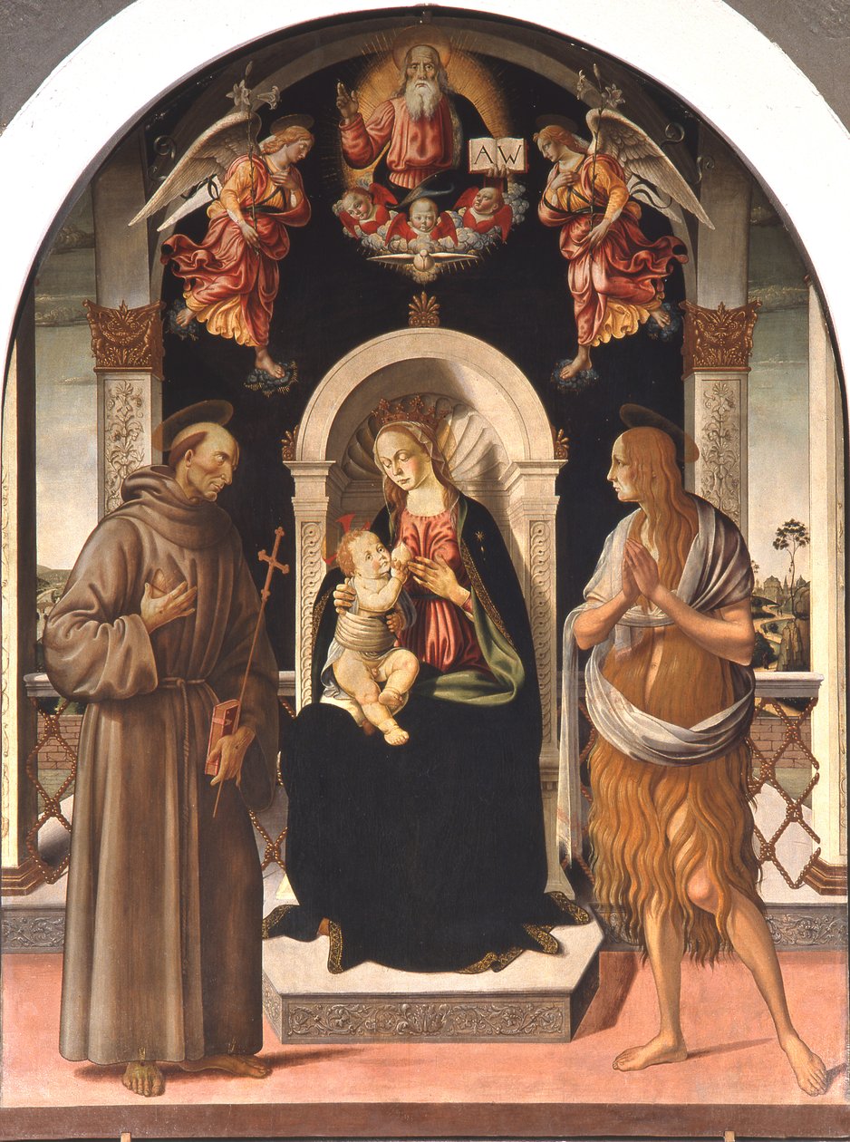 Madonna ja lapsi pyhien kanssa tekijältä Jacopo Pontormo