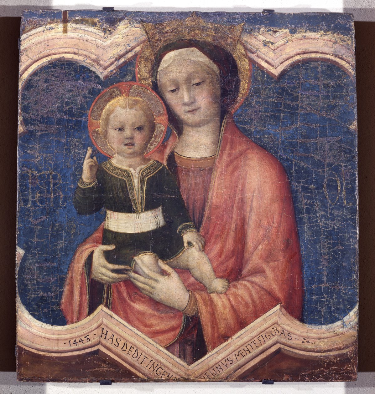 Madonna ja lapsi, 1448 tekijältä Jacopo Bellini