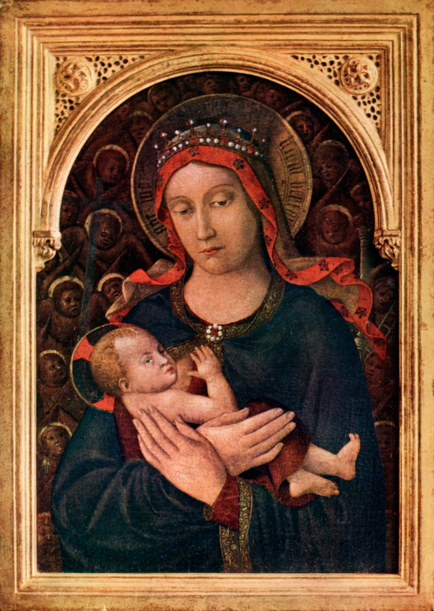 Madonna ja lapsi, 1400-luku, 1926 tekijältä Jacopo Bellini