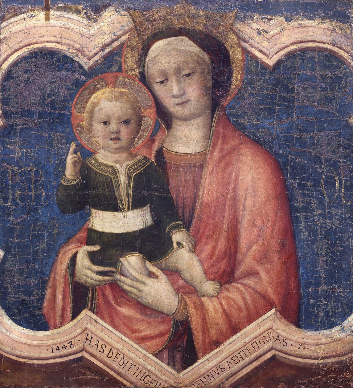 Neitsyt ja lapsi, 1448. tekijältä Jacopo Bellini