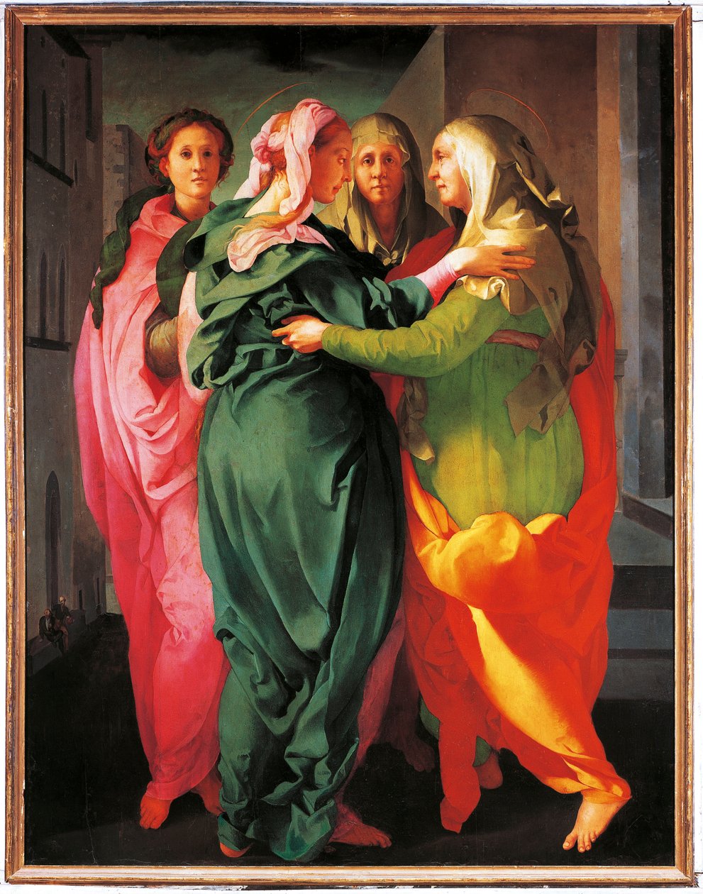 Vierailu (maalaus tekijältä Jacopo Pontormo