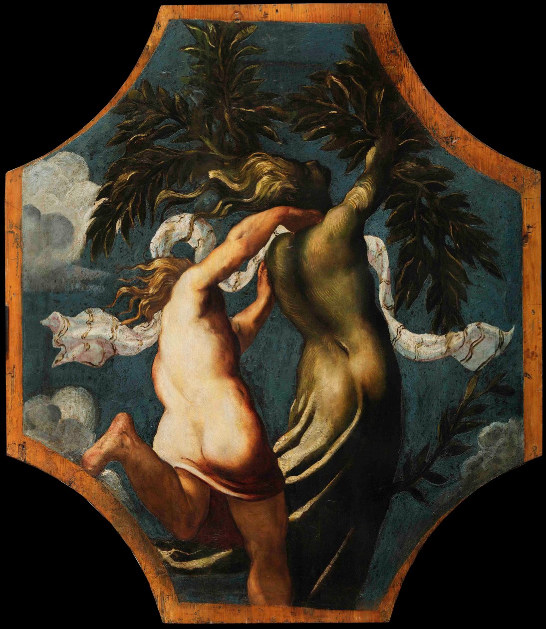 Apollo ja Daphne, noin 1541. tekijältä Jacopo Robusti Tintoretto