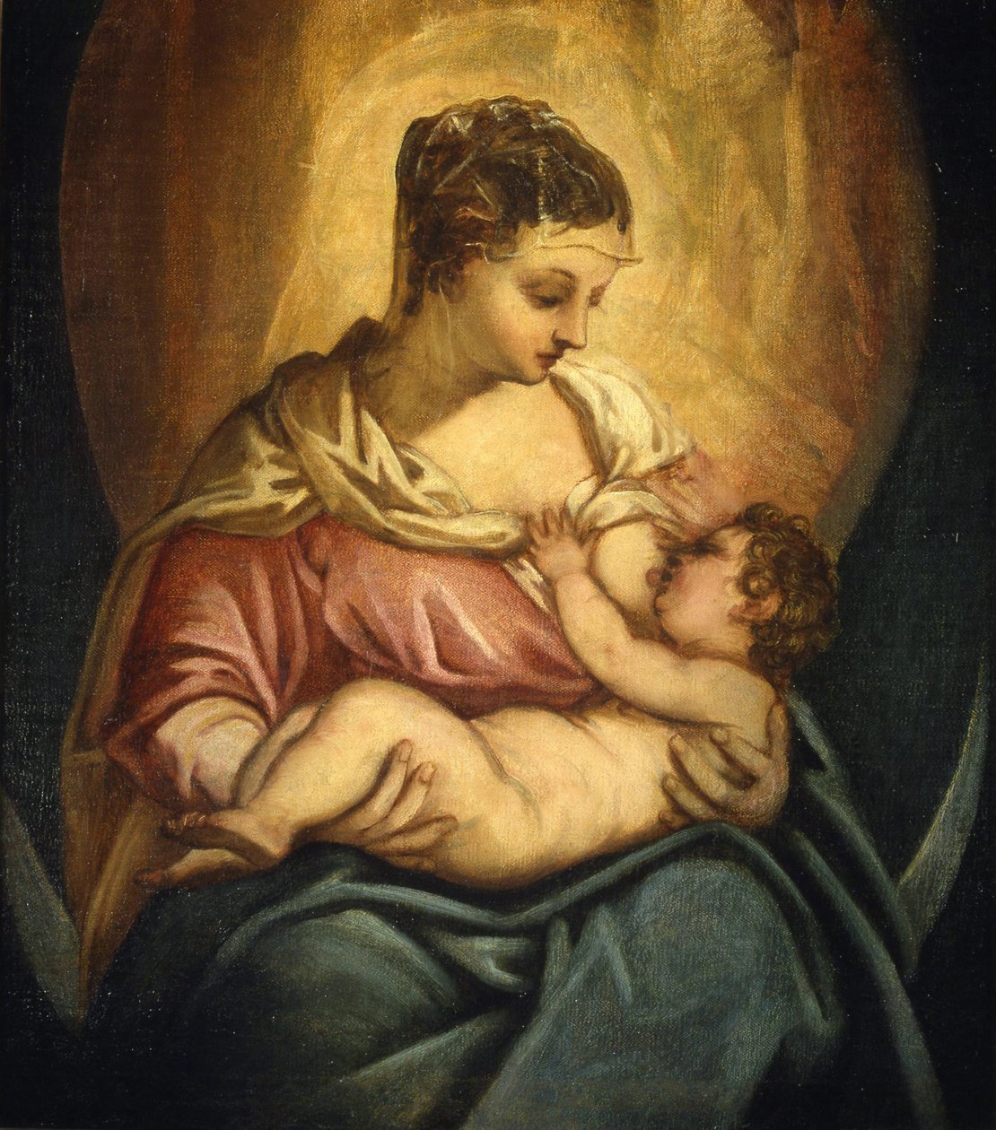 Hoito Madonna. tekijältä Jacopo Robusti Tintoretto