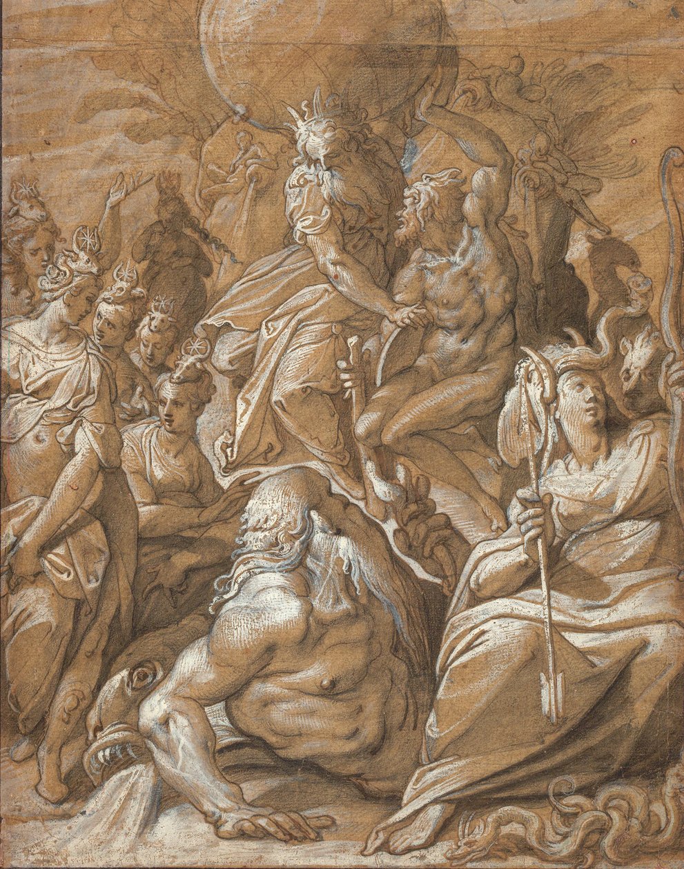 Atlas ja Hercules tekijältä Jacopo Zucchi