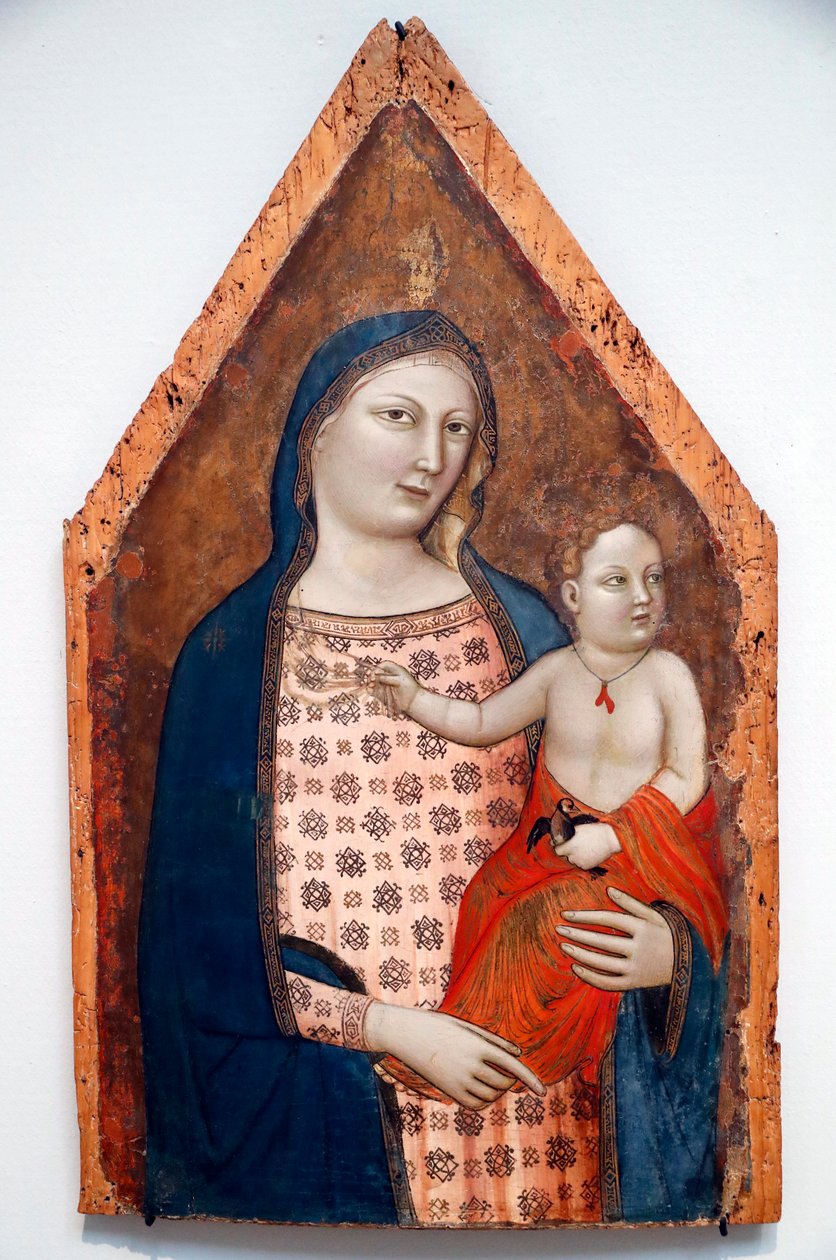 Neitsyt ja lapsi, n. 1337-1339 tekijältä Jacopo del Casentino