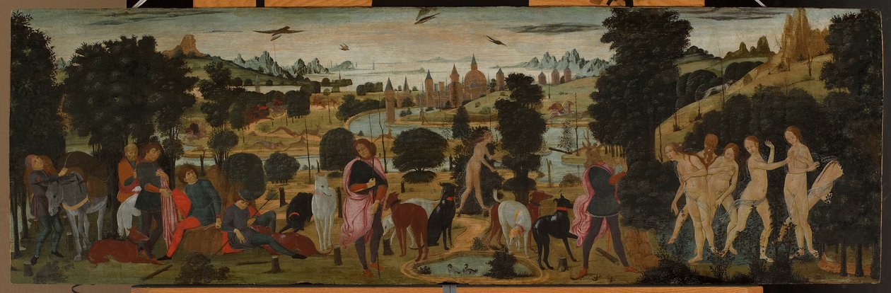 Diana ja Actaeon tekijältä Jacopo del Sellaio