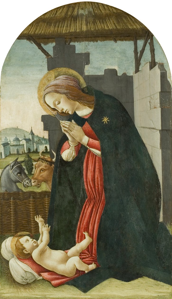 Madonna ja lapsi tekijältä Jacopo del Sellaio