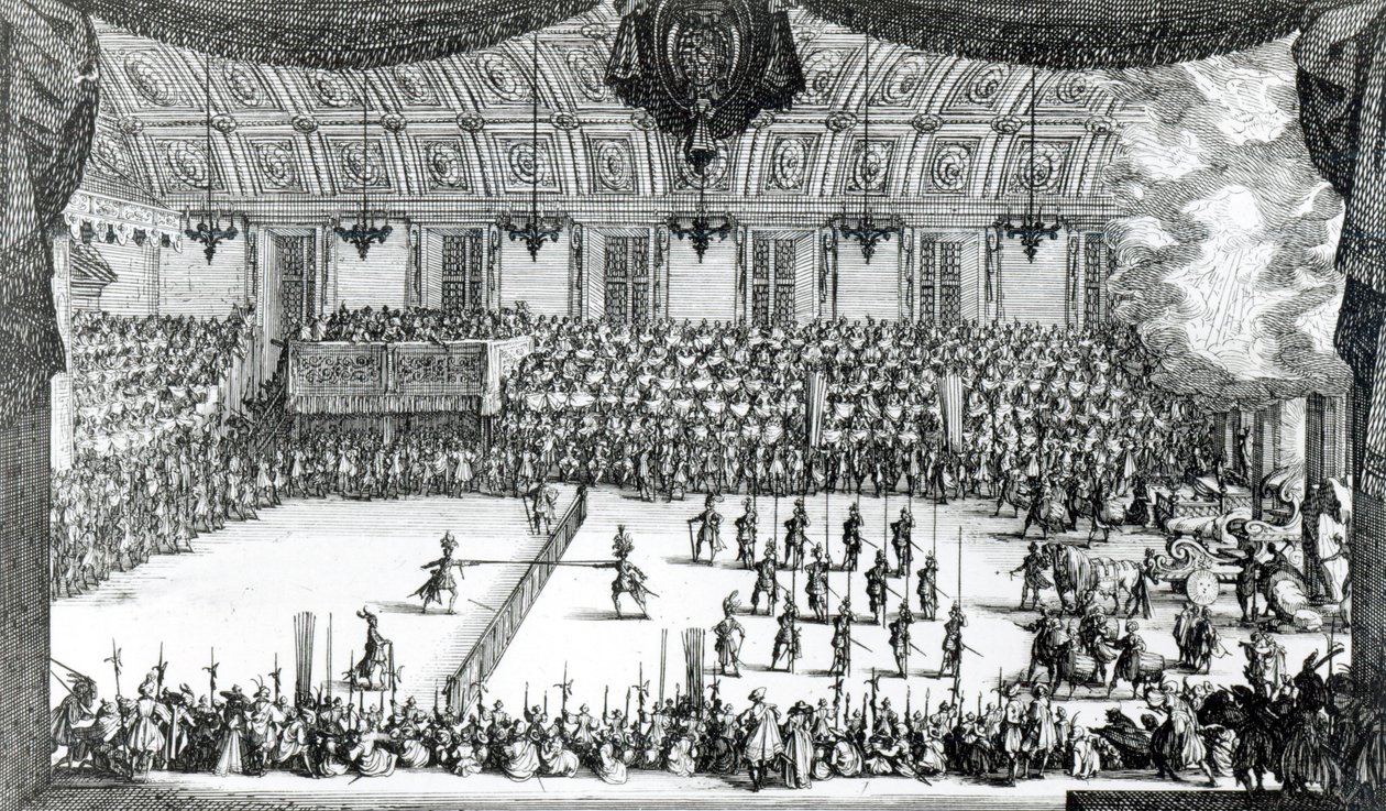 Taistele a la Barrieresta tekijältä Jacques Callot