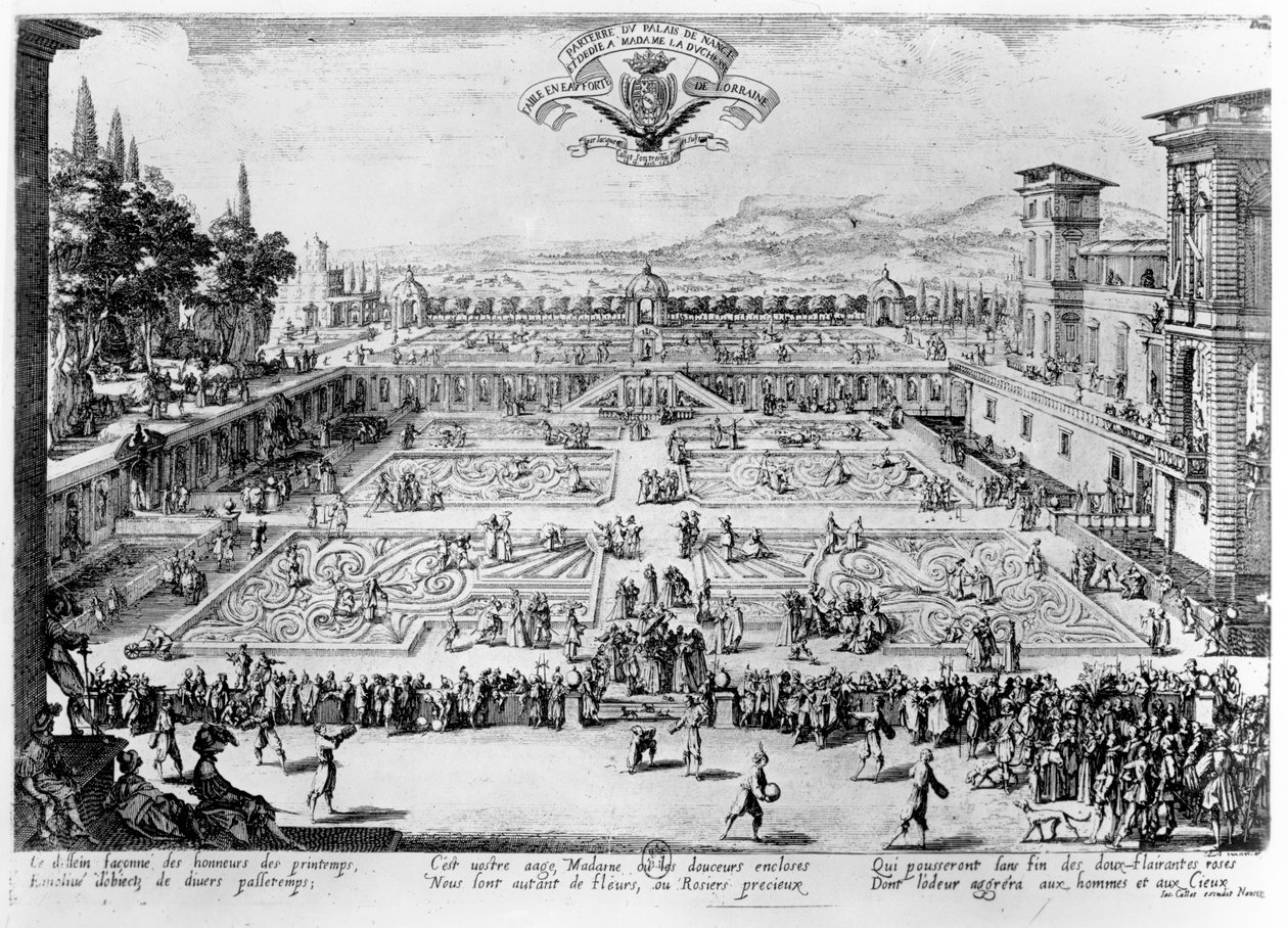 Palais de Nancyn puutarha, omistettu Lorraine