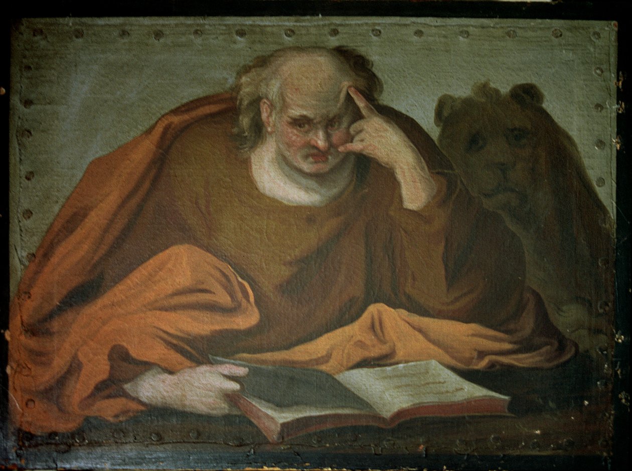 Pyhä Markus evankelista, 1588 tekijältä Jacques II de Gheyn